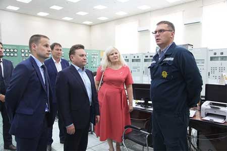 Заместитель министра энергетики РФ Андрей Черезов осмотрел площадку для строительства третьей очереди Читинской ТЭЦ-1