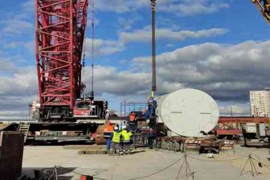 Статор турбогенератора прибыл на вторую очередь Якутской ГРЭС-2