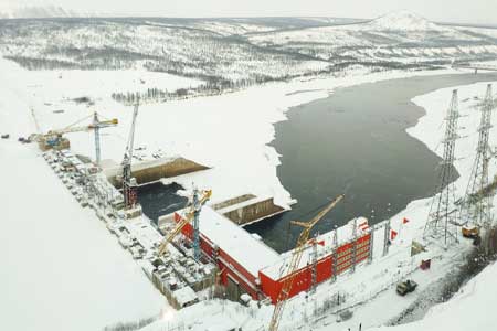 На Усть-Среднеканской ГЭС РусГидро завершили монтаж закладных частей гидроагрегата №3