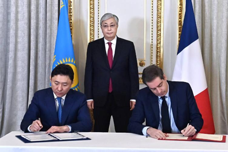Правительством Республики Казахстан подписано Специальное соглашение с Правительством Французской Республики «О реализации сотрудничества в сфере борьбы с глобальным потеплением»