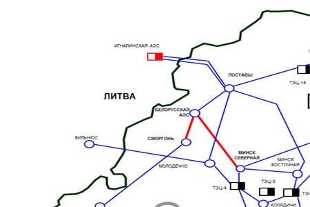 Включены две новые высоковольтные линии, связывающие Белорусскую АЭС с энергосистемой