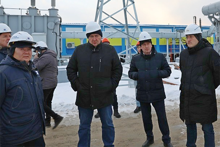 Генеральный директор Алексей Стручков проинспектировал ряд строящихся объектов энергетики