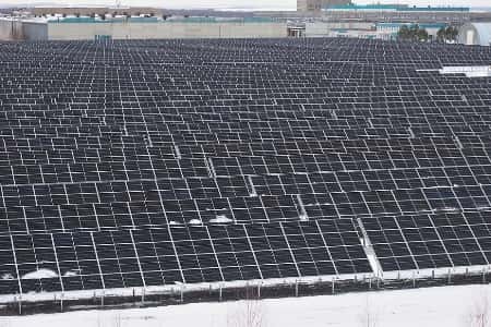 На ПОЛИЭФе установлены все панели солнечной электростанции