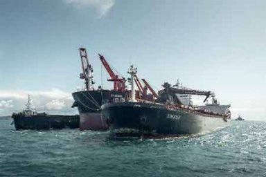 "Полный вперёд!": в Угольном морском порту Шахтёрск открыли навигацию