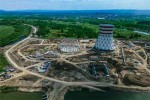 Завершен первый этап возведения градирни №2 на Томь-Усинской ГРЭС