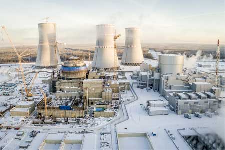 На Ленинградской АЭС завершено бетонирование внутренних конструкций здания реактора энергоблока №2 ВВЭР-1200
