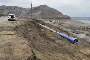 В Дагестане готовность строящегося водовода «Чиркей – Буйнакск» превысила половину