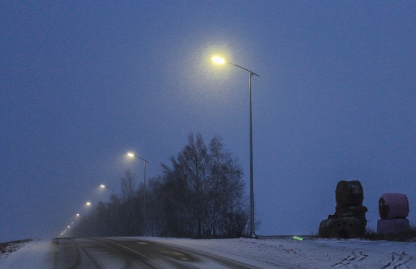 Компания «Белгородэнерго» построила 28 км сетей наружного освещения на участках автодорог
