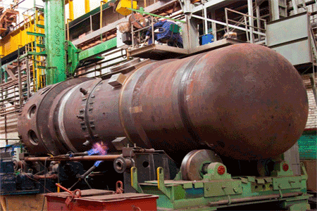 В «Атомэнергомаше» завершена сварка корпуса первого реактора для ледокола нового поколения «Урал»