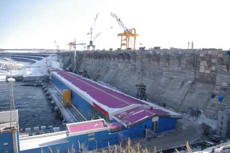 Богучанская ГЭС на треть увеличила производство электроэнергии в I квартале