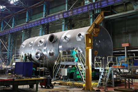 На «Атоммаше» изготовлен первый комплект корпусов парогенераторов для АЭС «Руппур» (Бангладеш)
