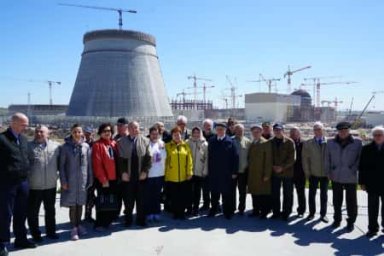 Представители общественности города Льгова Курской области ознакомились с ходом строительства Курской АЭС-2