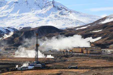 На Мутновском месторождении парогидротерм введена в эксплуатацию новая геотермальная скважина