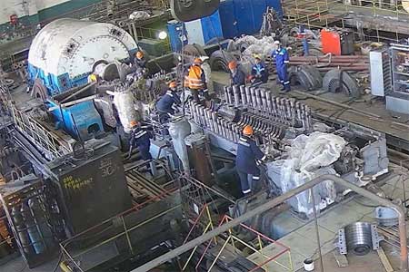 На Читинской ТЭЦ-1 ведутся работы по проточной части реконструируемого турбоагрегата ст.№1