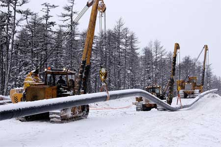 Строительство газопровода к СПГ-комплексу на КС «Портовая» завершено
