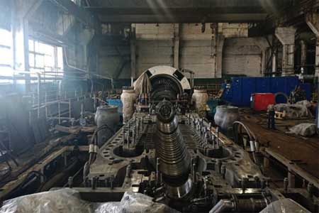 На Читинской ТЭЦ-1 проводится подгонка проточной части ЦНД и ЦВД реконструируемого турбоагрегата ст.№1