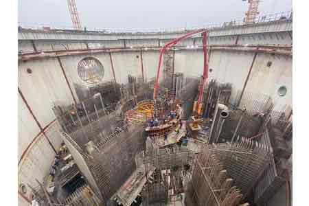 На первом блоке АЭС «Руппур» завершено возведение шахты реактора до низа перекрытия