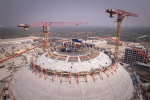 На энергоблоке №1 АЭС «Руппур» с опережением сроков завершены работы по бетонированию наружной защитной оболочки
