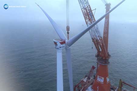 Китайцы построили офшорную ветровую электростанцию на 200 МВт в рекордно короткие сроки