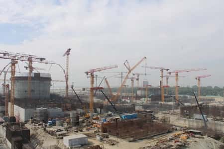 Инновационные технологии сократили срок монтажа ограждения котлована на АЭС «Руппур»