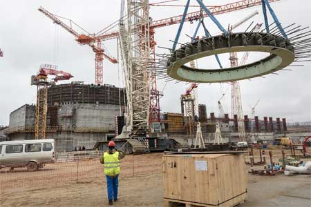 На Курской АЭС-2 начат монтаж упорной фермы энергоблока №1