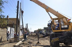 Астраханские энергетики реконструировали электросети улицы Каховского