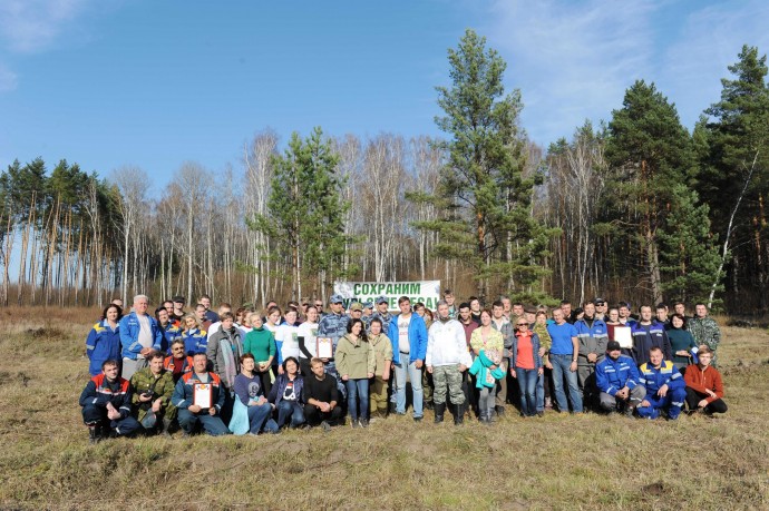 Коллектив Тулэнерго получил благодарность за участие в акции «Сохраним лес»