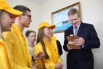 Участница трудовых отрядов СУЭК из Приморья побывала на Молодёжном дне форума «Российская энергетическая неделя»