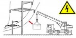 Калугаэнерго напоминает: работы с применением кранов и большегрузов под ЛЭП представляют смертельную опасность!