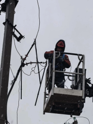 Более 30 бригад &laquo;Владимирэнерго&raquo; продолжают восстановительные работы на линиях электропередачи во Владимирской области