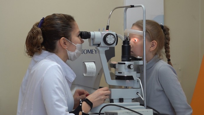 В Клинической больнице №33 при поддержке Нововоронежской АЭС открыт кабинет охраны зрения детей
