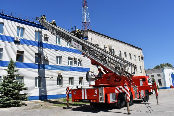 ​В «Самарских РС» отработали действия персонала при возникновении пожара